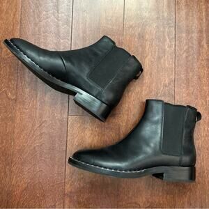 Ash Wino Studded Leather Chelsea Boots in Black, Size 7 (37)